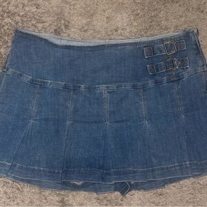 Wild Fable Jean Skirt
